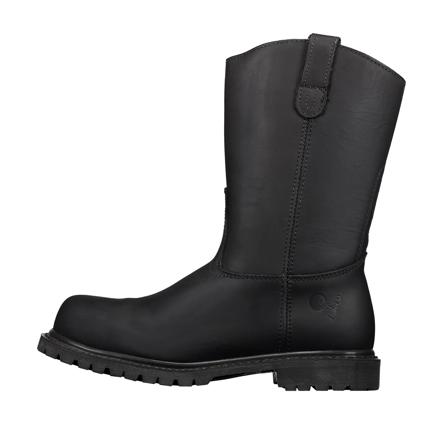 10" Wellington Steel Toe Work Boots for Men and Electrical Hazard and Oil and Slip Resistant