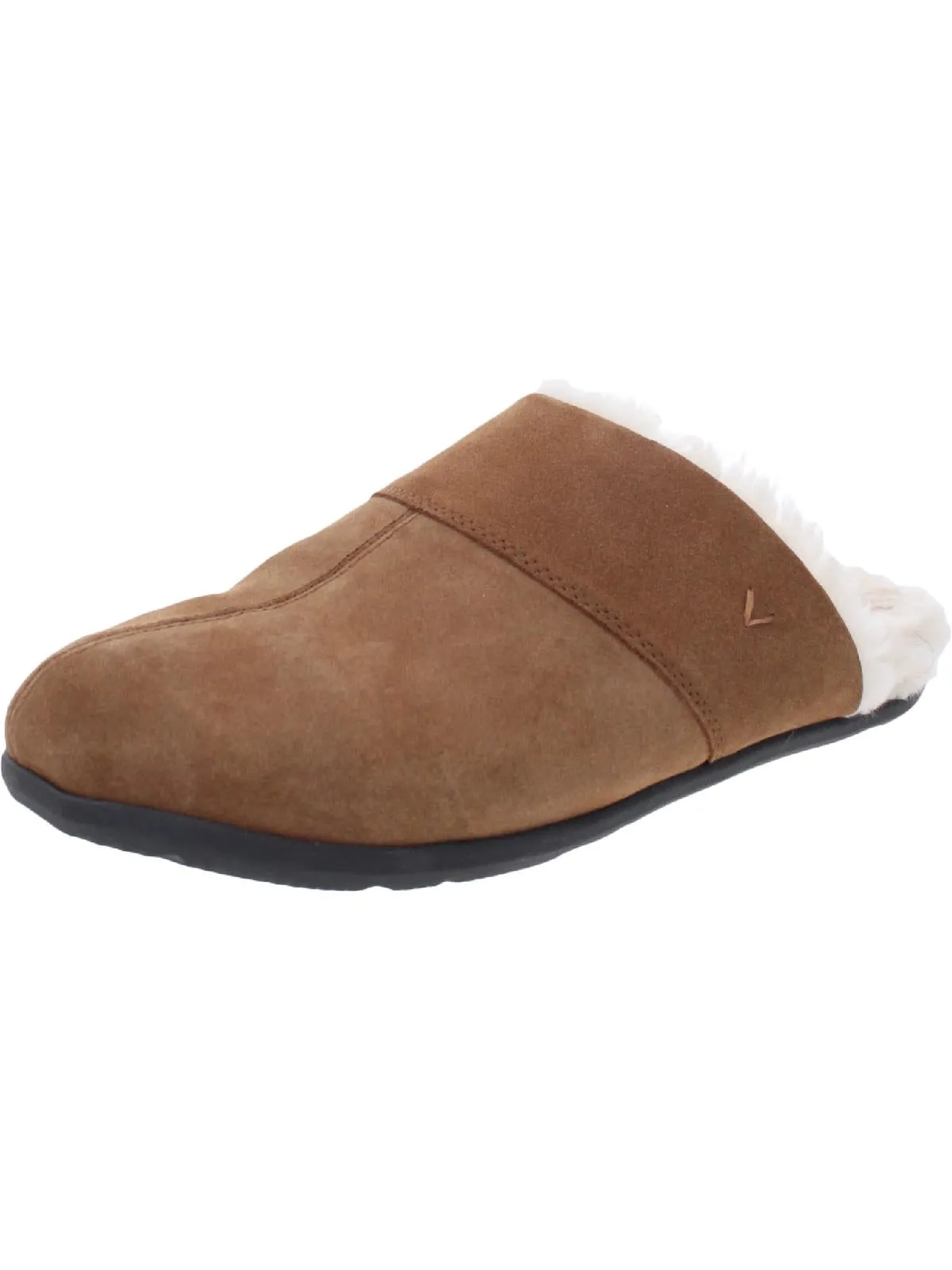 Alfons Mens Faux Fur Lined Slipper Shoes