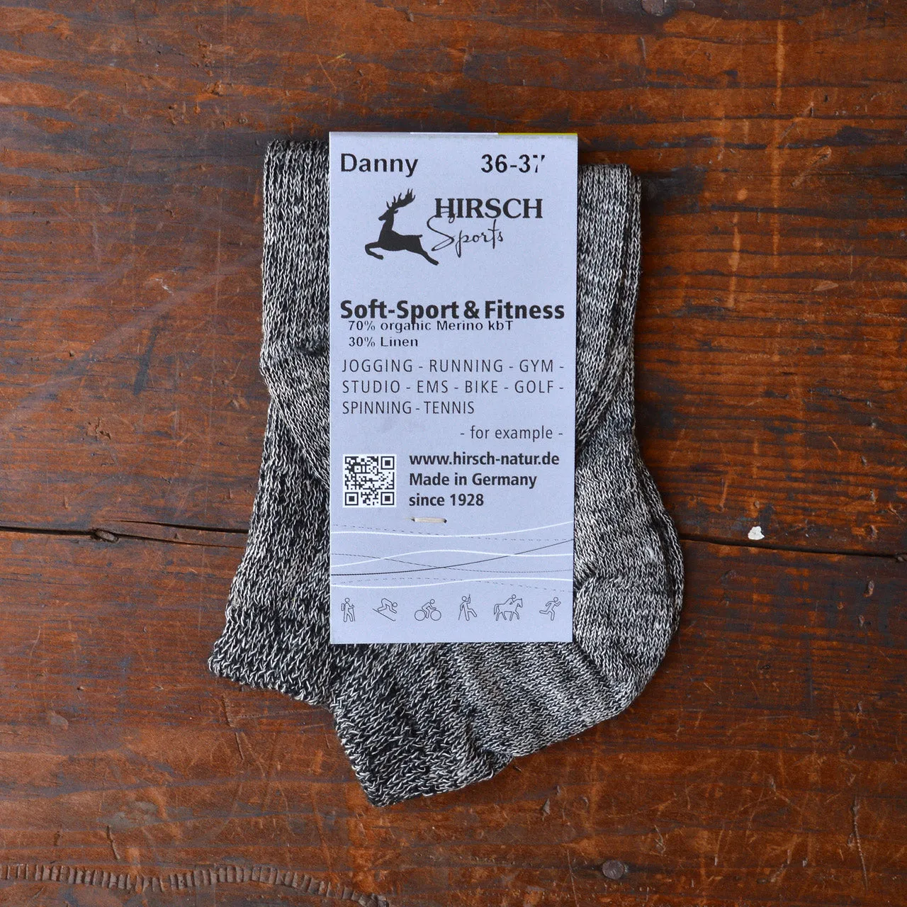 Ankle Socks - Organic Merino/Linen (Adults 36-43)