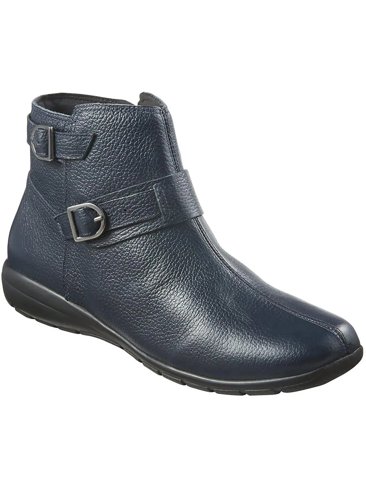 Aurelia  Womens Zipper Round Toe Ankle Boots
