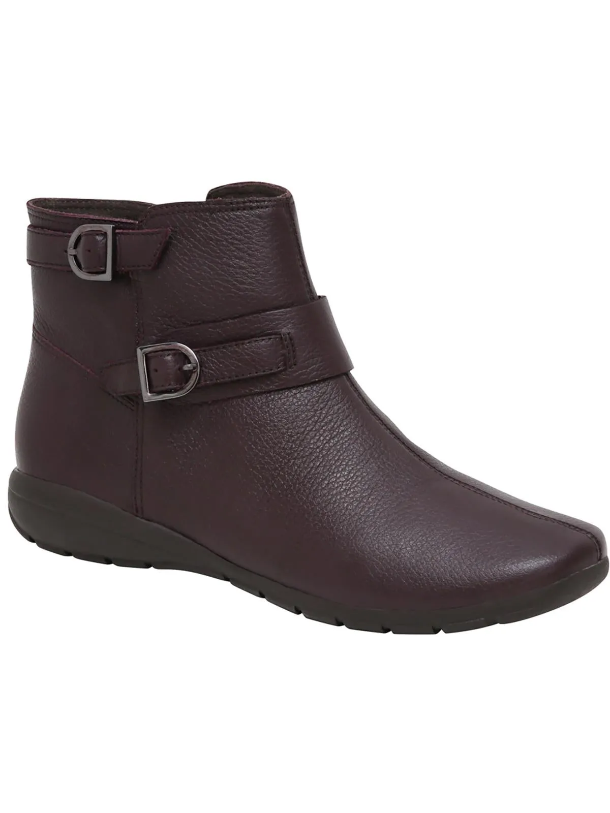 Aurelia  Womens Zipper Round Toe Ankle Boots