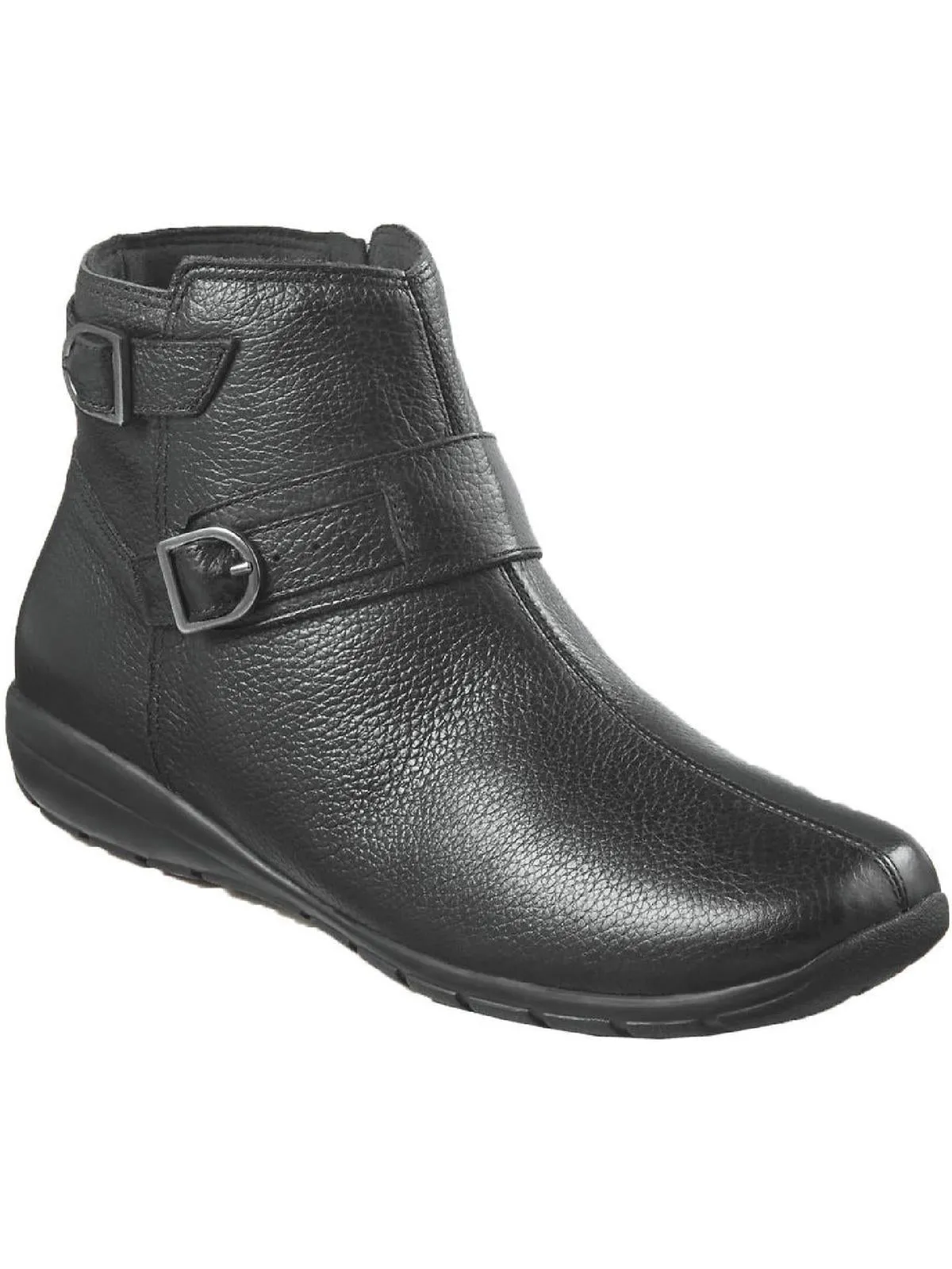 Aurelia  Womens Zipper Round Toe Ankle Boots