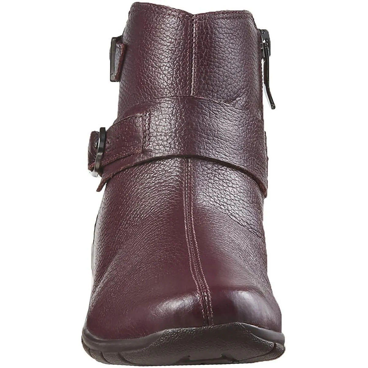 Aurelia  Womens Zipper Round Toe Ankle Boots