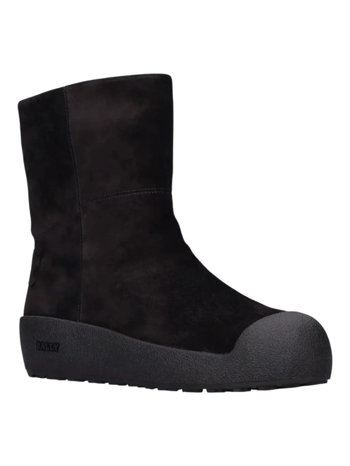 Bally GSTAAD 6302964 Women's Black Suede Leather Shirling Lined Boots