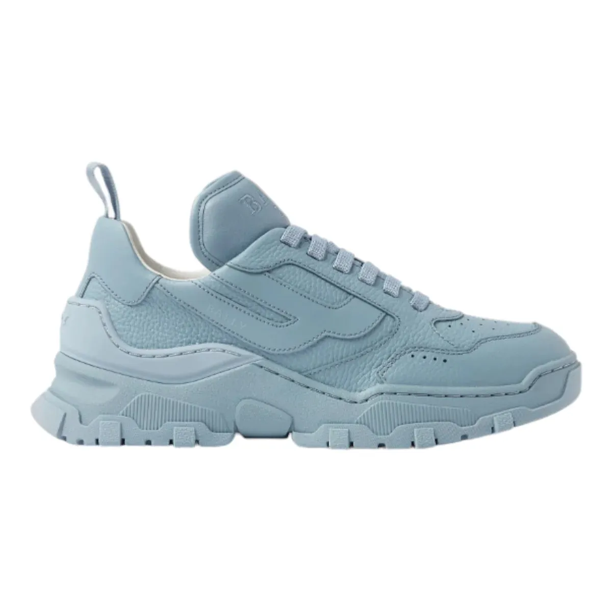 Bally Holden 6303024 Men's Poolside Light Blue Leather Sneakers