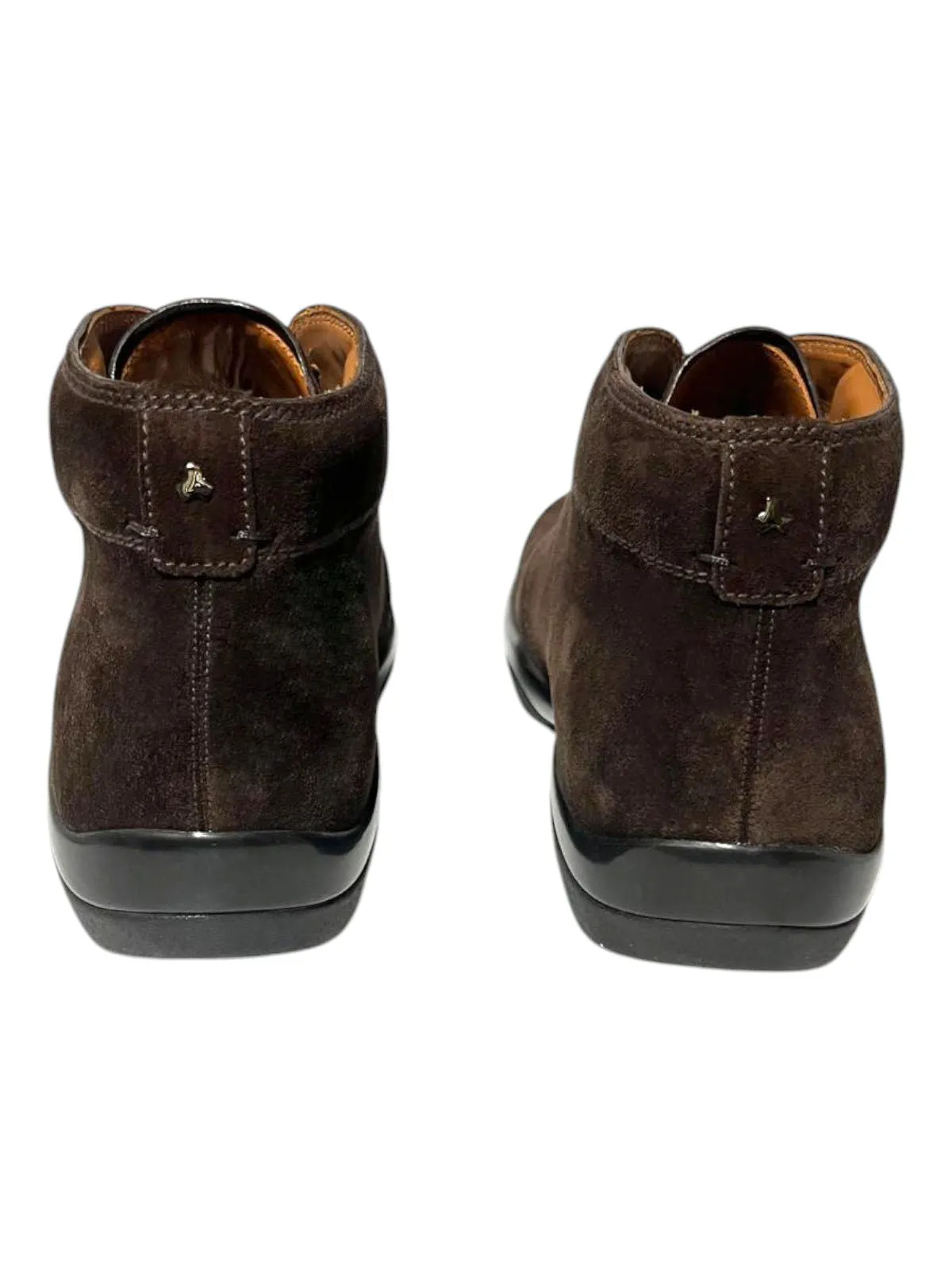 Bally Milkom 6209552 Men's Coffee Calf Suede Leather Boots