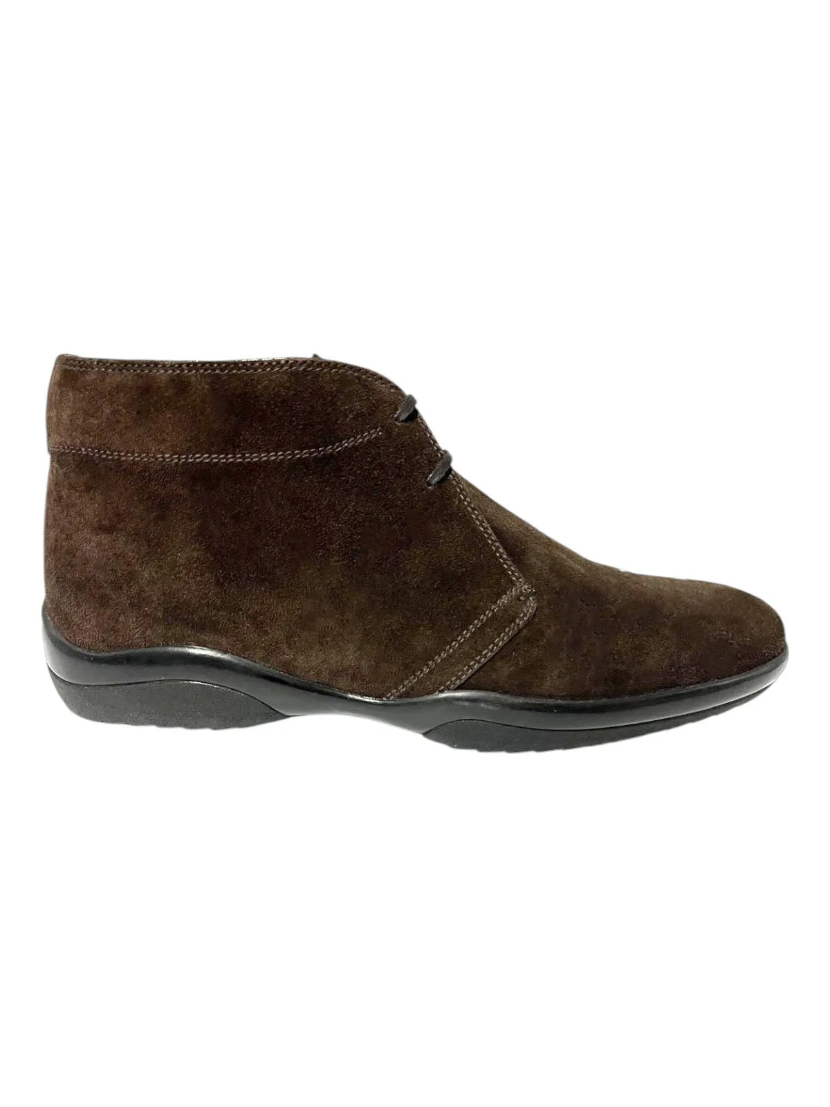 Bally Milkom 6209552 Men's Coffee Calf Suede Leather Boots