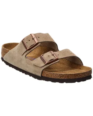 Birkenstock Arizona Narrow Fit Leather Suede Footbed Sandal