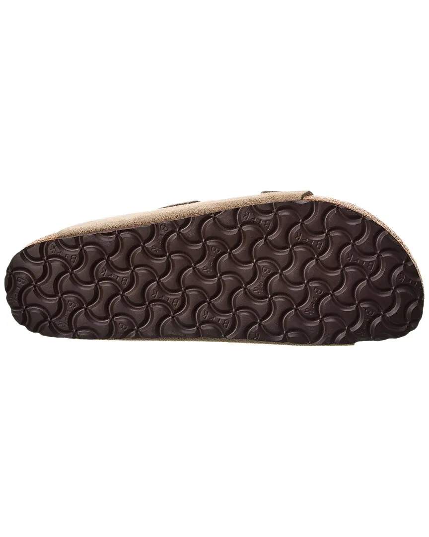 Birkenstock Arizona Narrow Fit Leather Suede Footbed Sandal