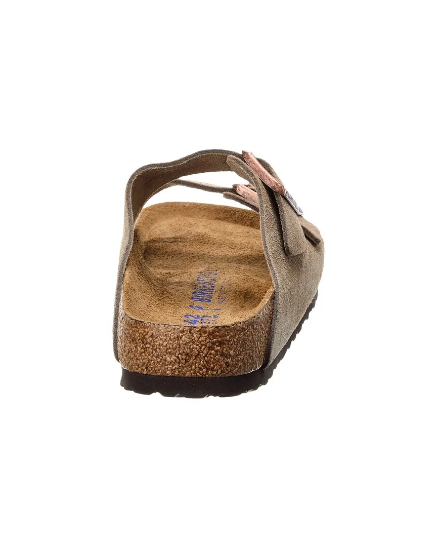 Birkenstock Arizona Narrow Fit Leather Suede Footbed Sandal