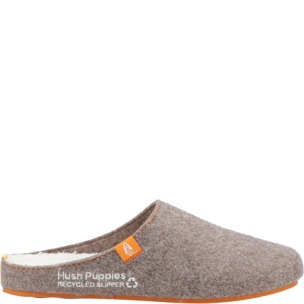Brown Mens Recycled Good Slippers
