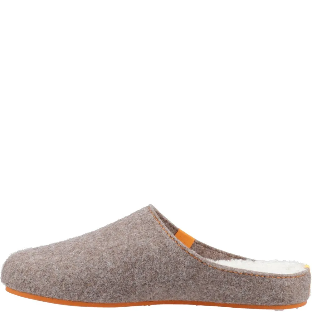 Brown Mens Recycled Good Slippers