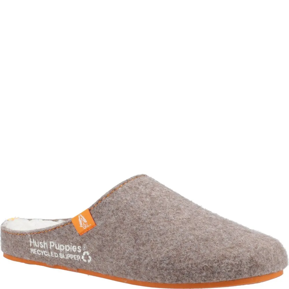 Brown Mens Recycled Good Slippers