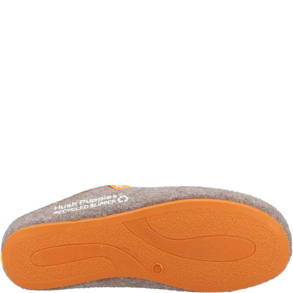 Brown Mens Recycled Good Slippers