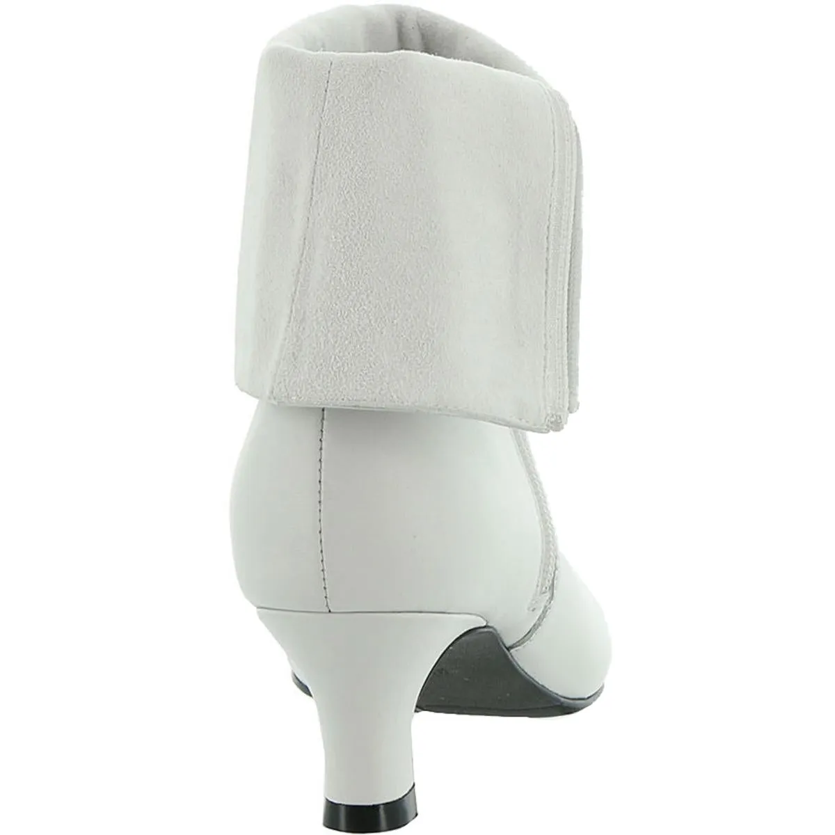 Carley Womens Leather Almond Toe Mid-Calf Boots