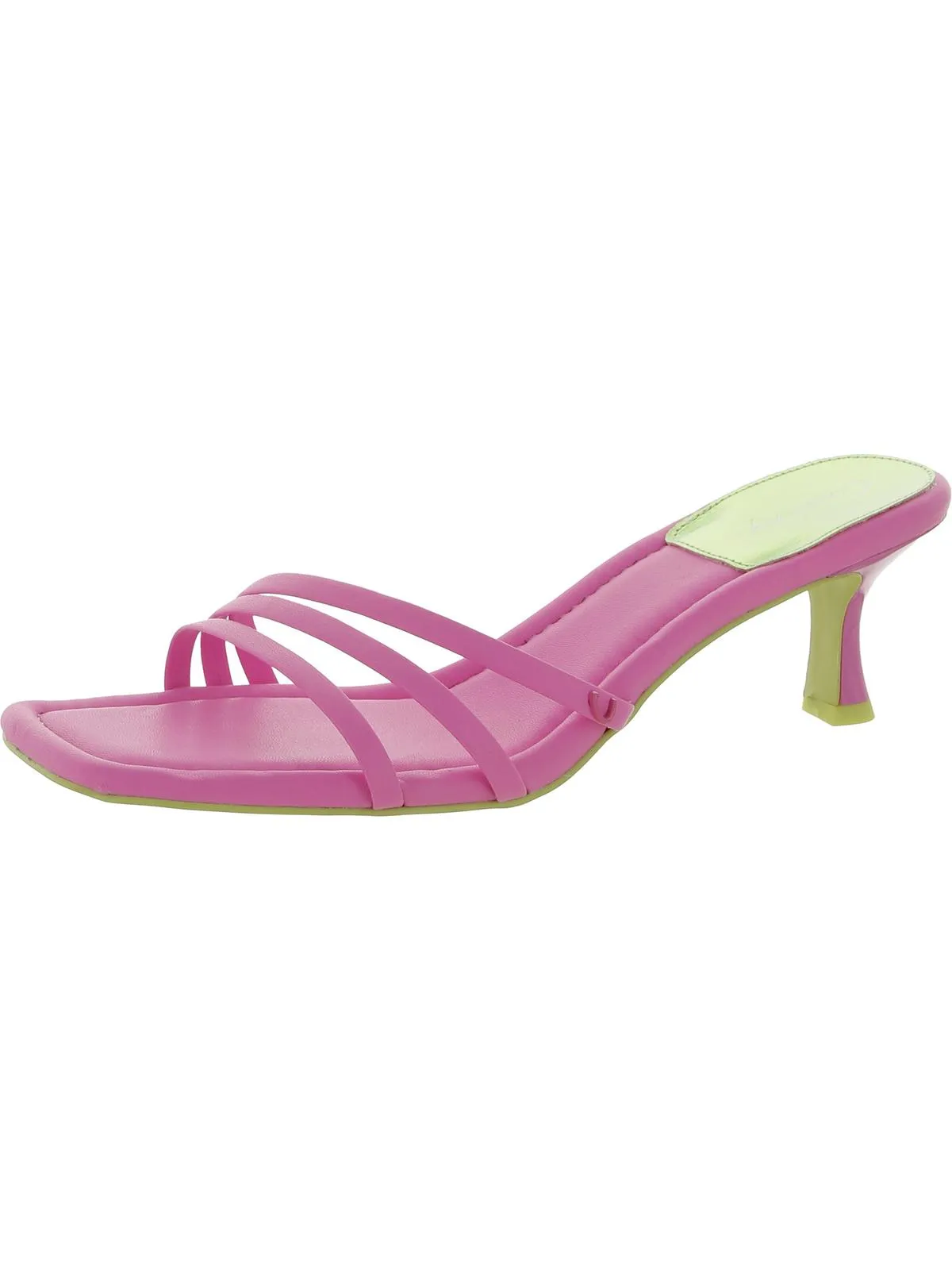 Cecily Womens Cushioned Footbed Strappy Heels