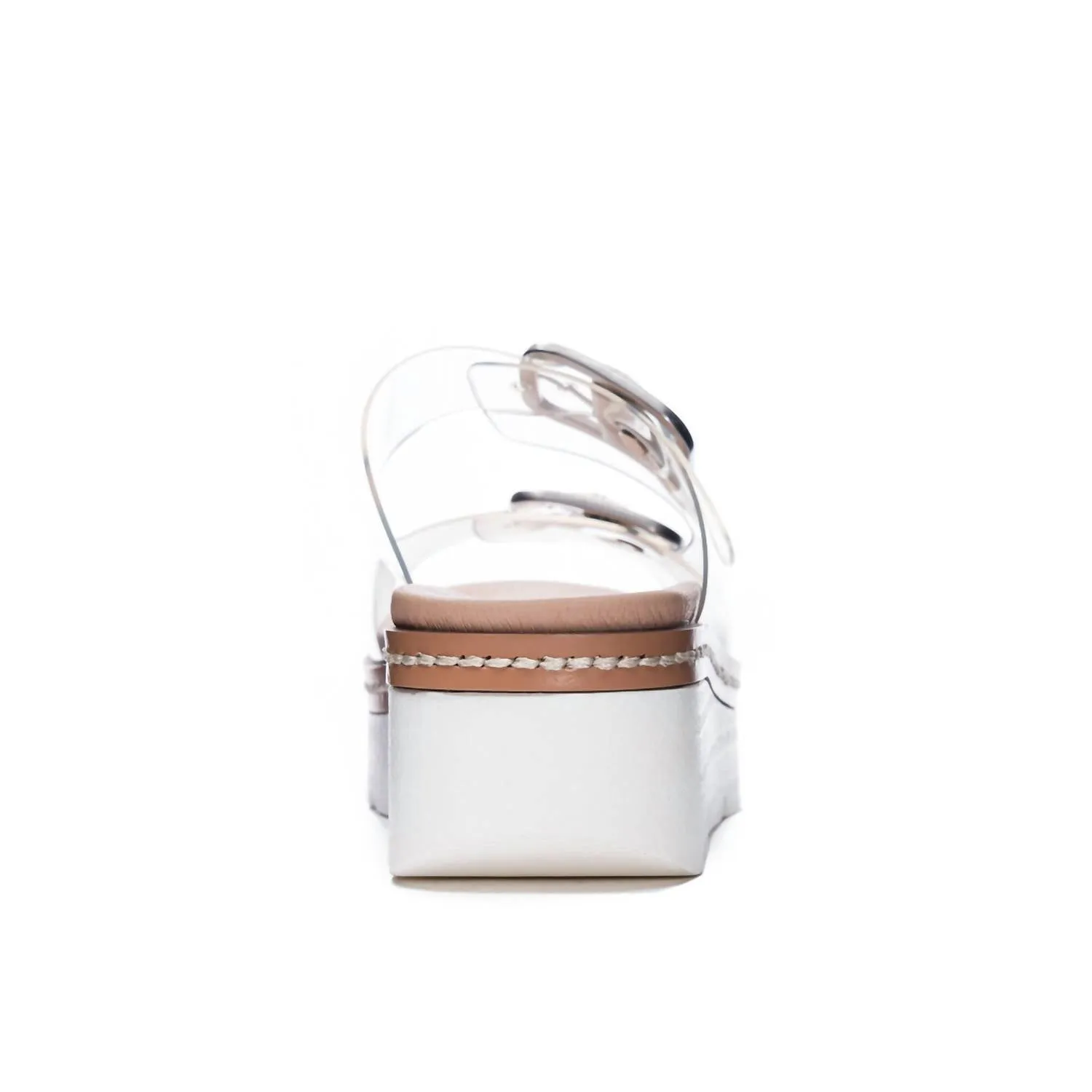 Clear Platform Vinyl Sandals
