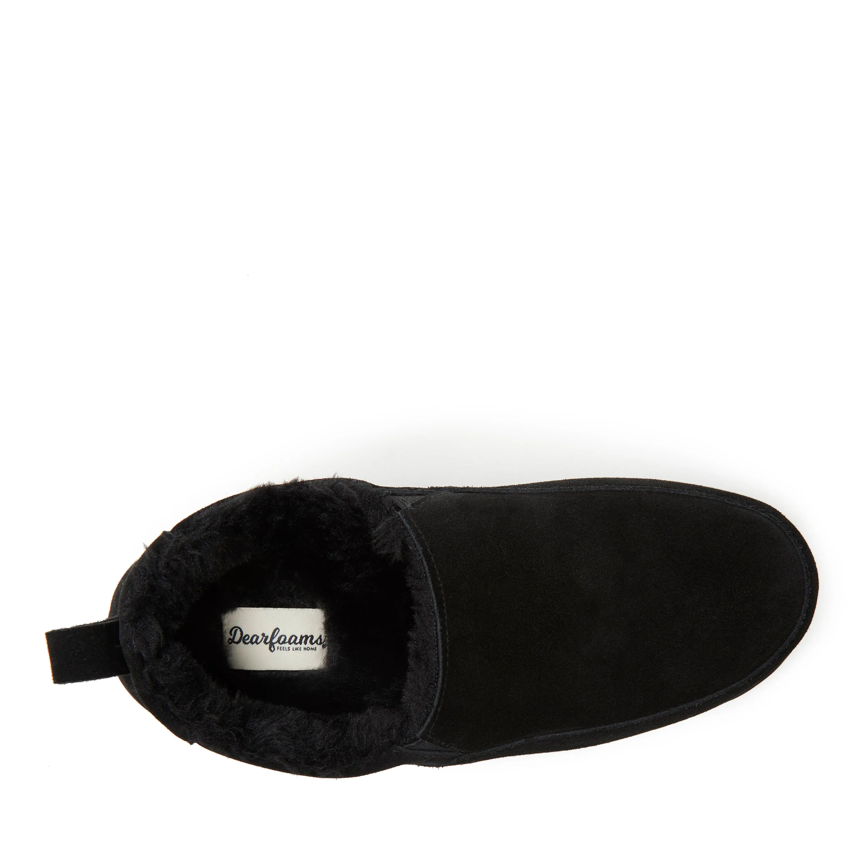Dearfoams Men's Graham Genuine Suede Closed Back