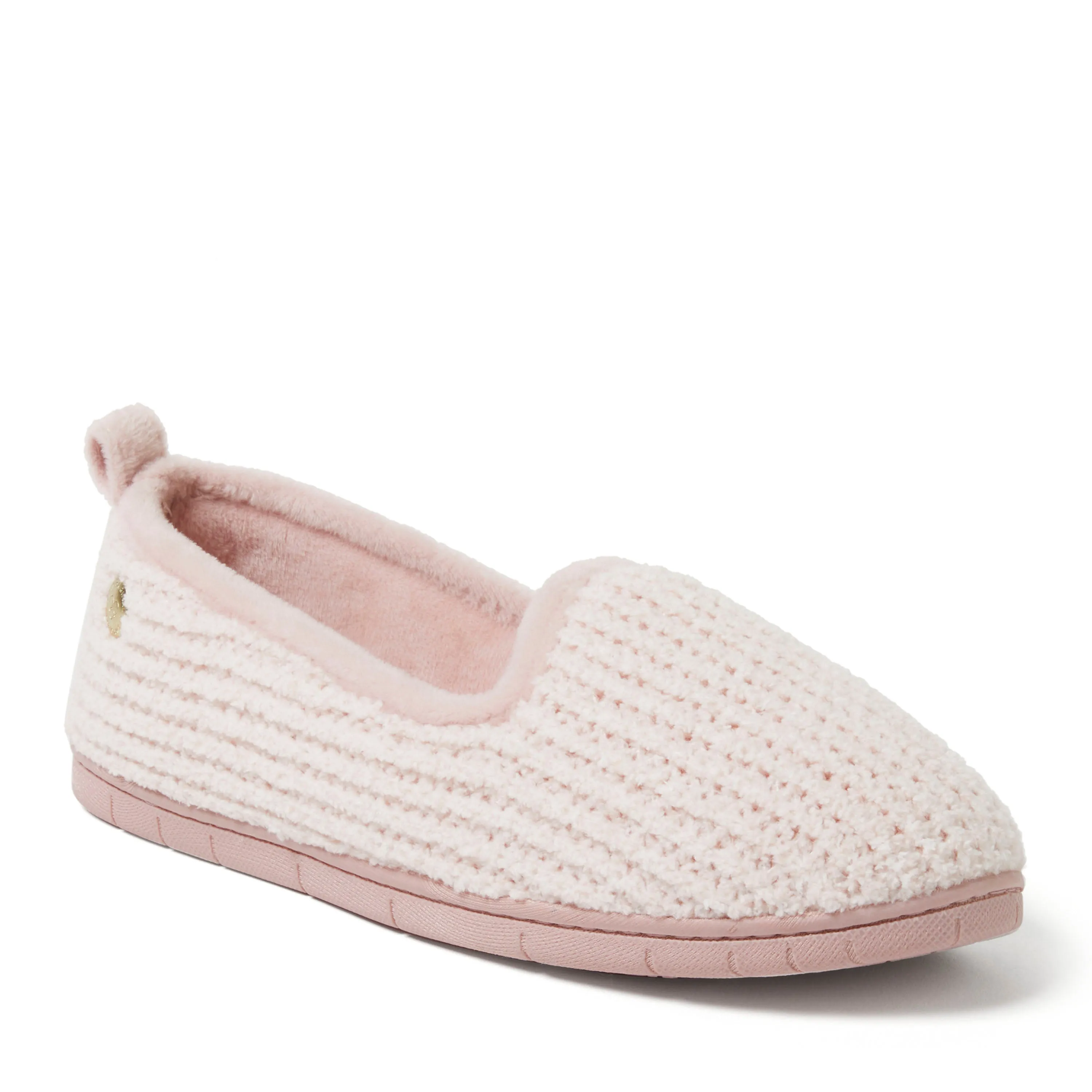 Dearfoams Women's Rachel Marled Chenille Closed Back Slipper