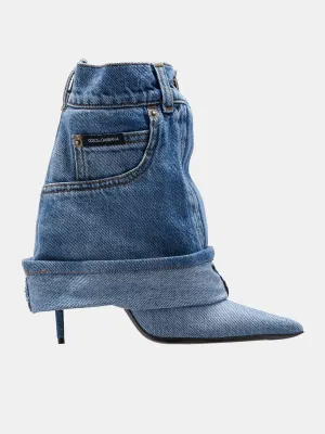 Denim Jeans Boots (CT1031-AS004-80650-BLUE)