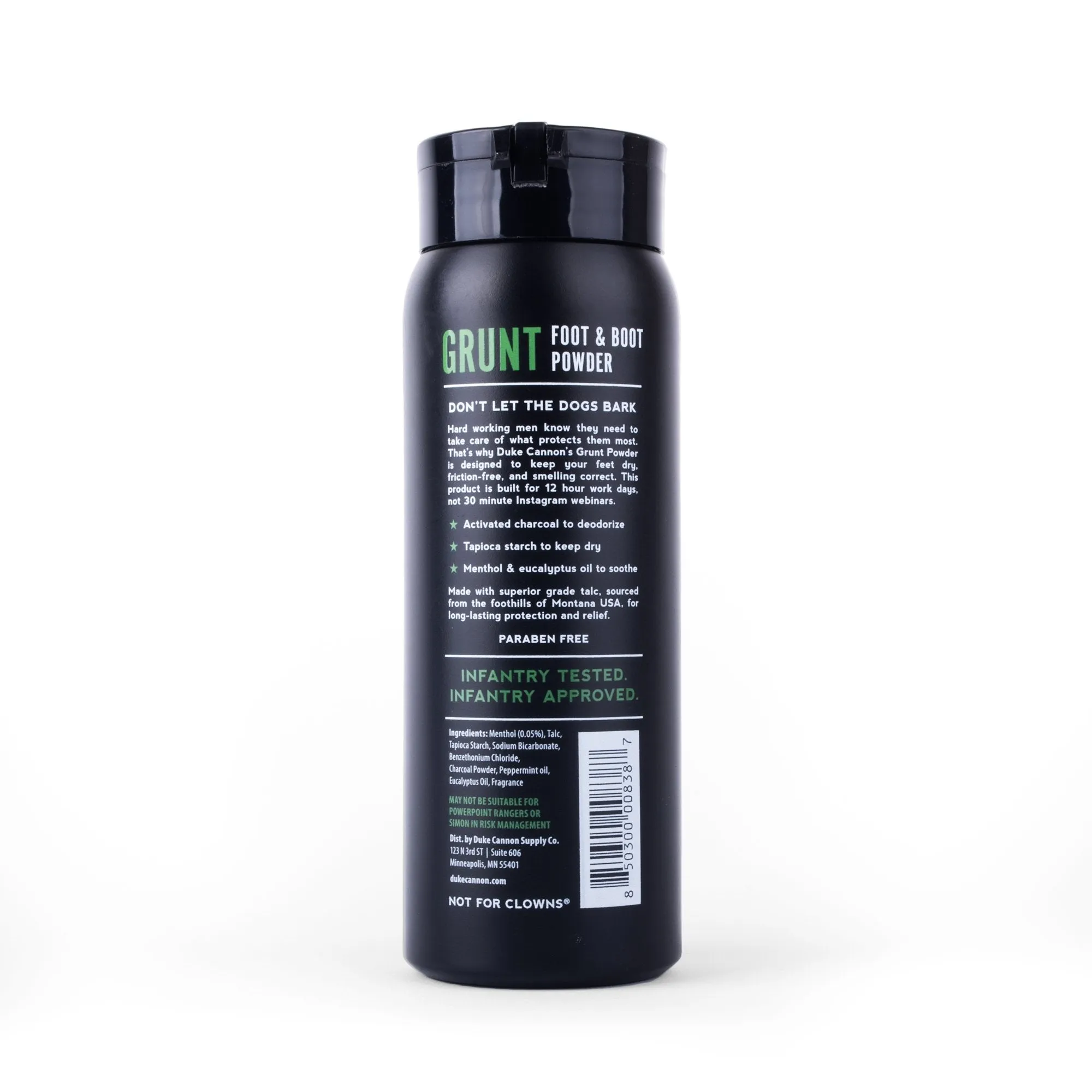 Duke Cannon Grunt Foot And Boot Powder
