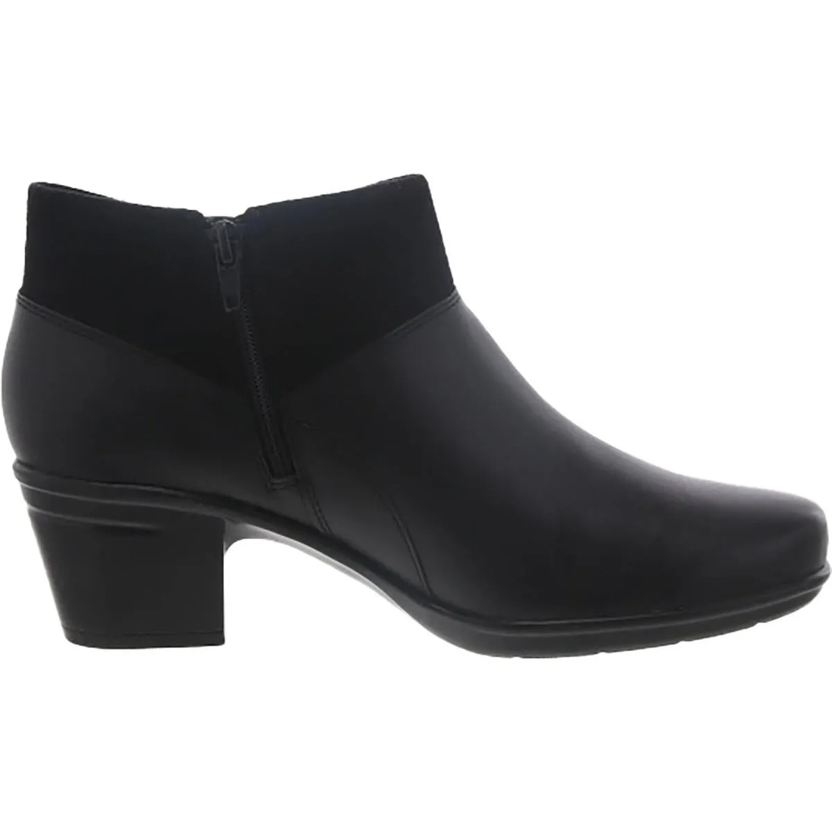 EMSLIE ESSEX Womens Leather Block heel Ankle Boots