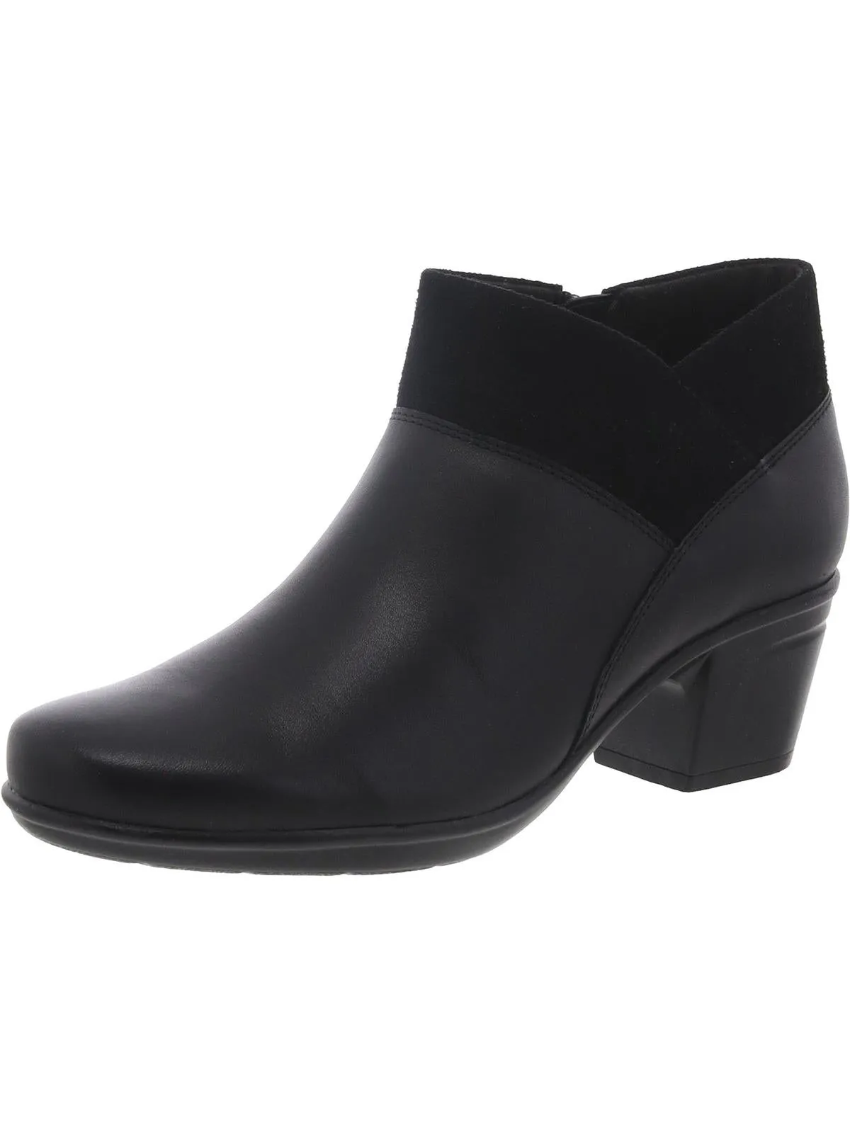 EMSLIE ESSEX Womens Leather Block heel Ankle Boots