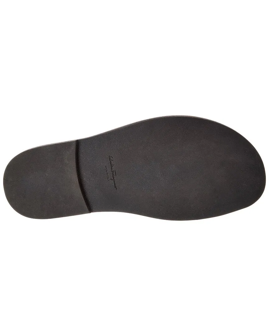Ferragamo Lionel Leather Slide