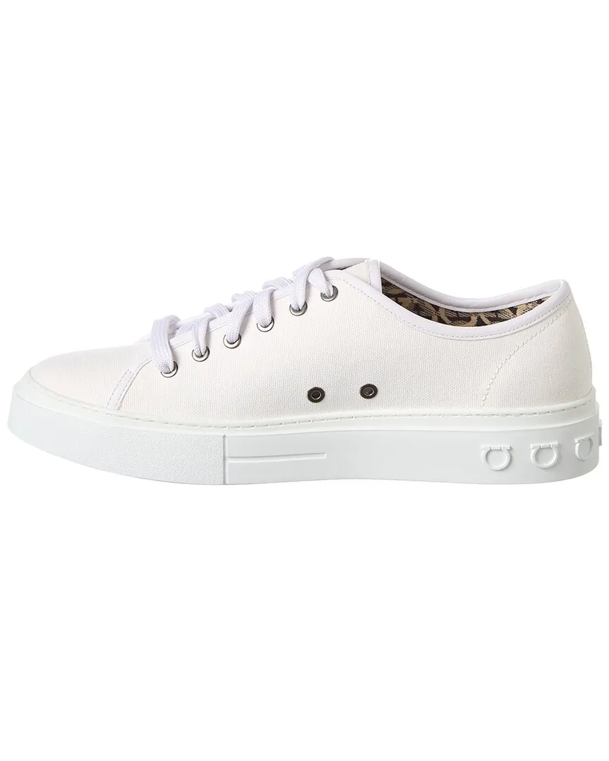 Ferragamo Mediterr Eco Canvas Sneaker