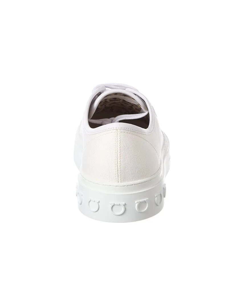 Ferragamo Mediterr Eco Canvas Sneaker