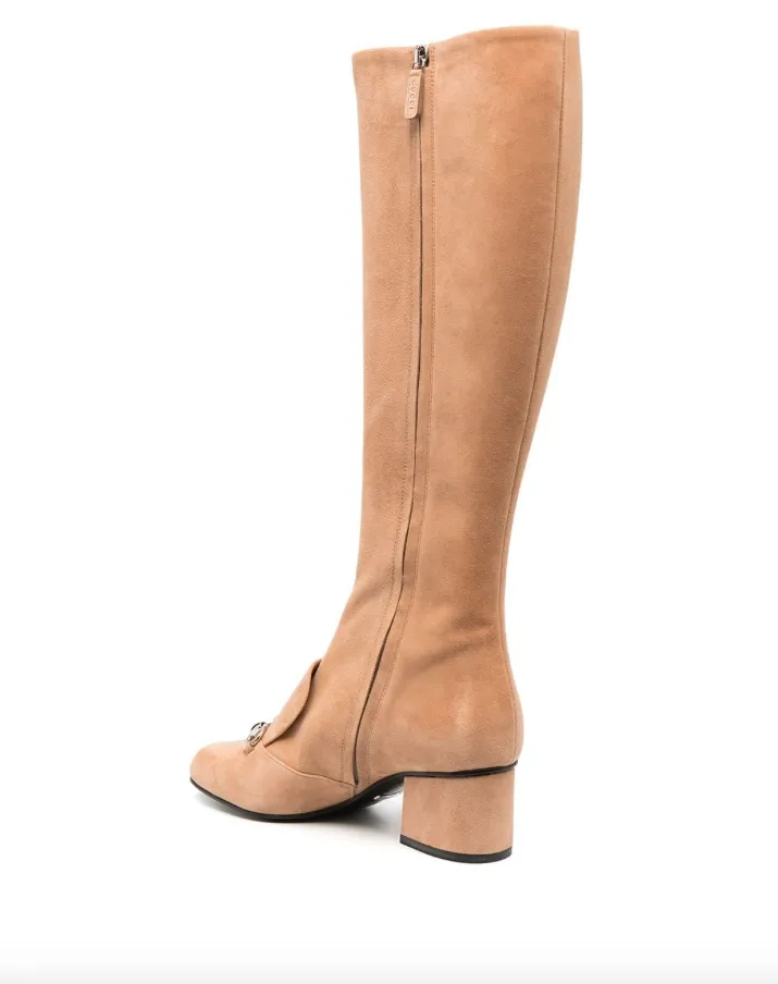 Gucci Horsebit-detail knee-length boots