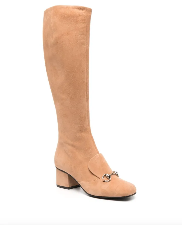 Gucci Horsebit-detail knee-length boots