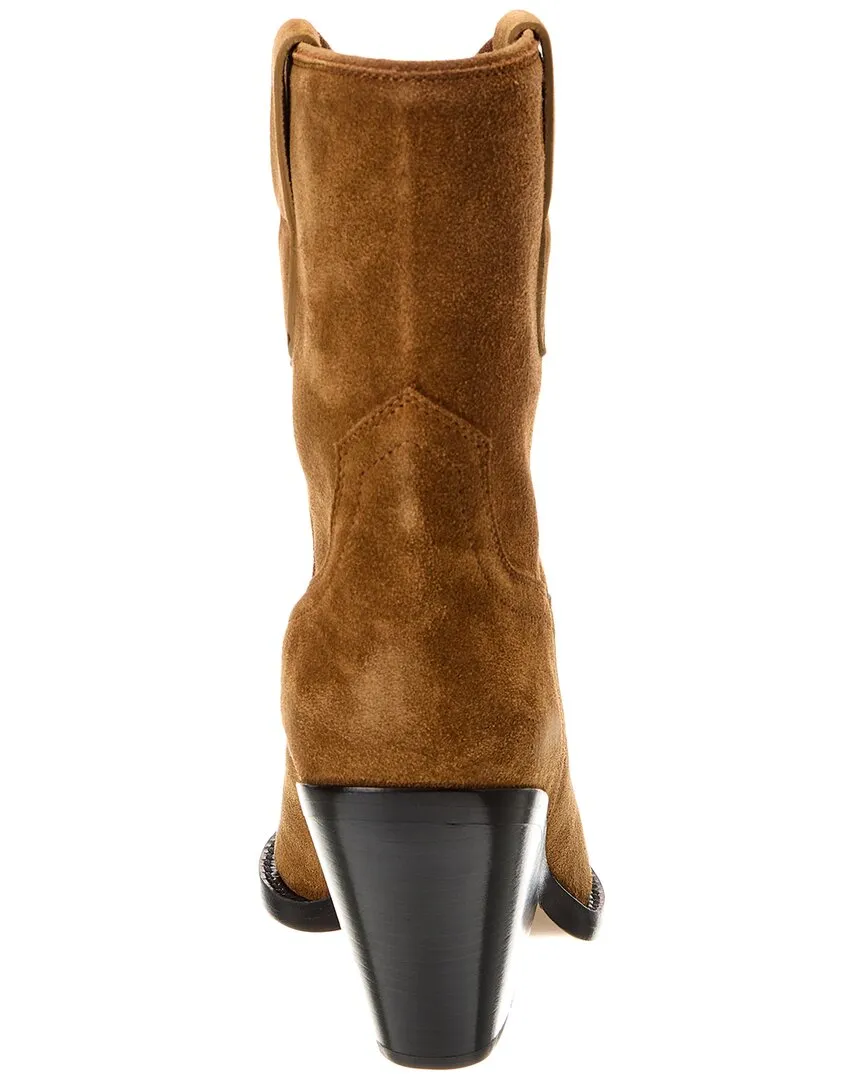 Isabel Marant Leyane Suede Cowboy Boot