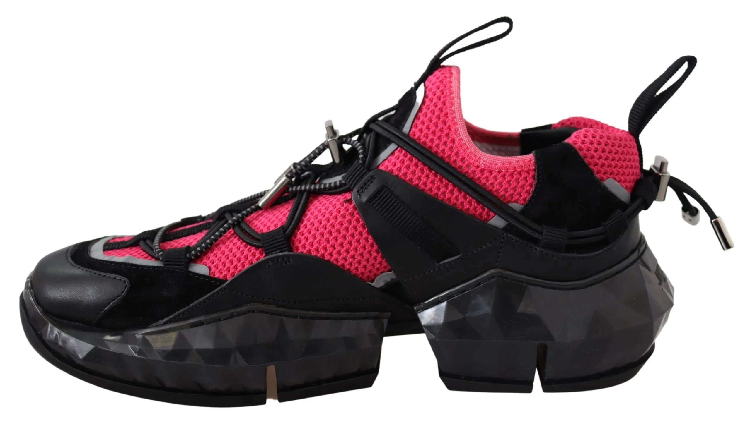 Jimmy Choo Electric Elegance Leather Mesh Women's Sneakers