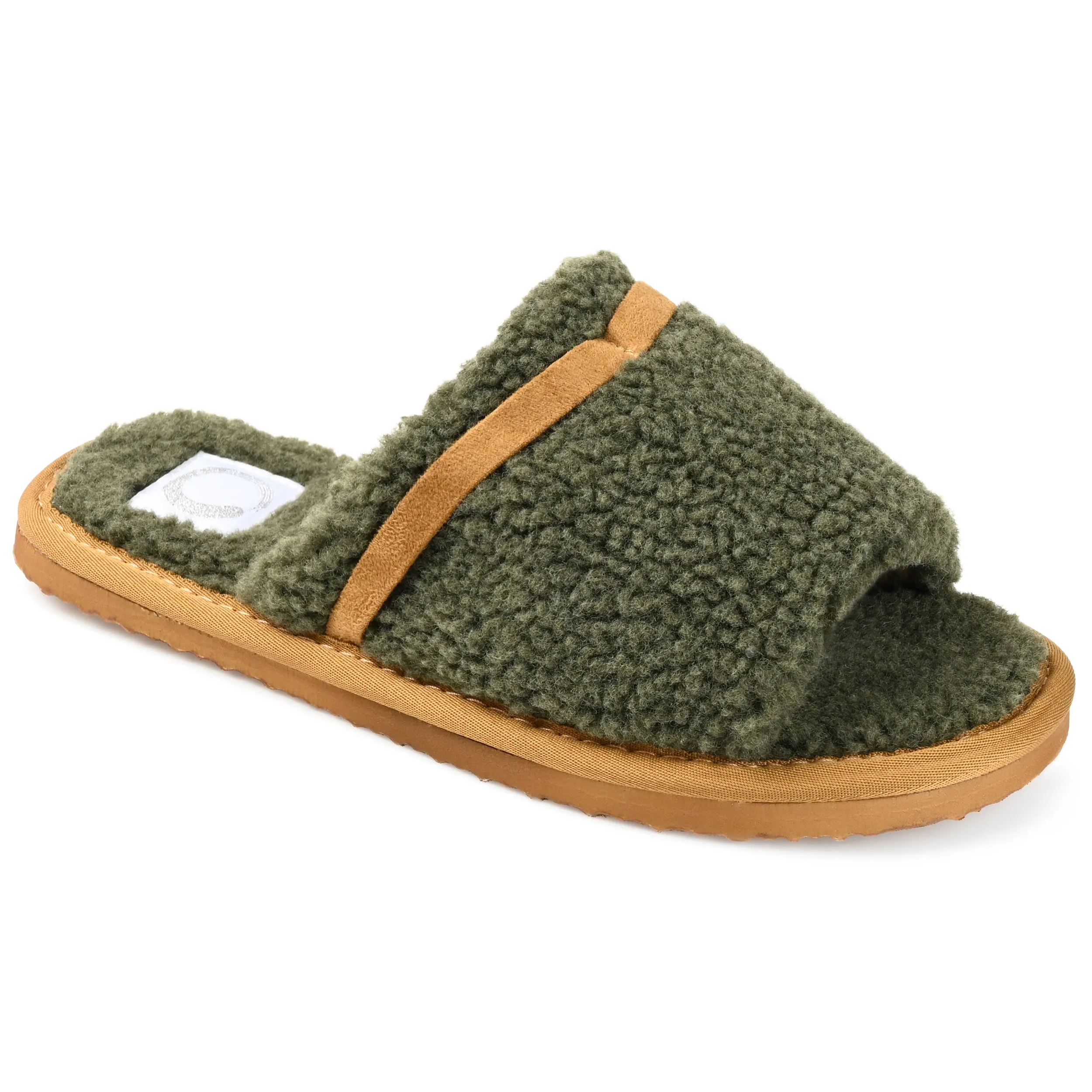 Journee Collection Womens Caterina Tru Comfort Foam Slip On Slide Open Toe Slippers