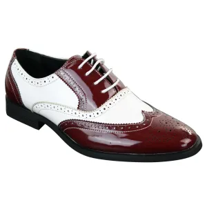 Lace Patent Brogue Shoes Gatsby