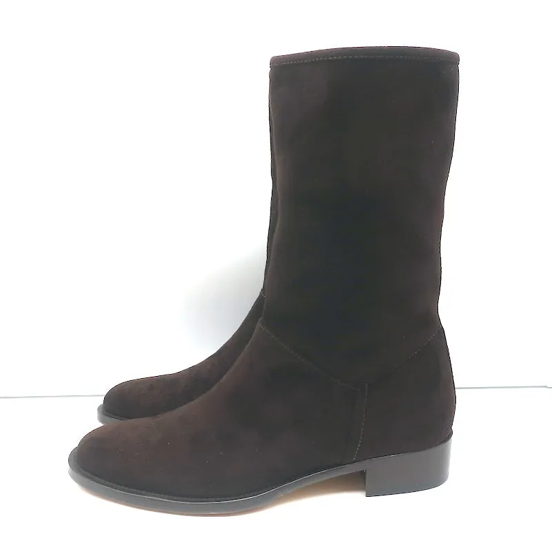 Loro Piana True Boots Chocolate Suede Size 38 NEW