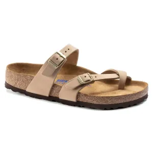 Mayari Soft Footbed Nubuck Sandal In Sandcastle
