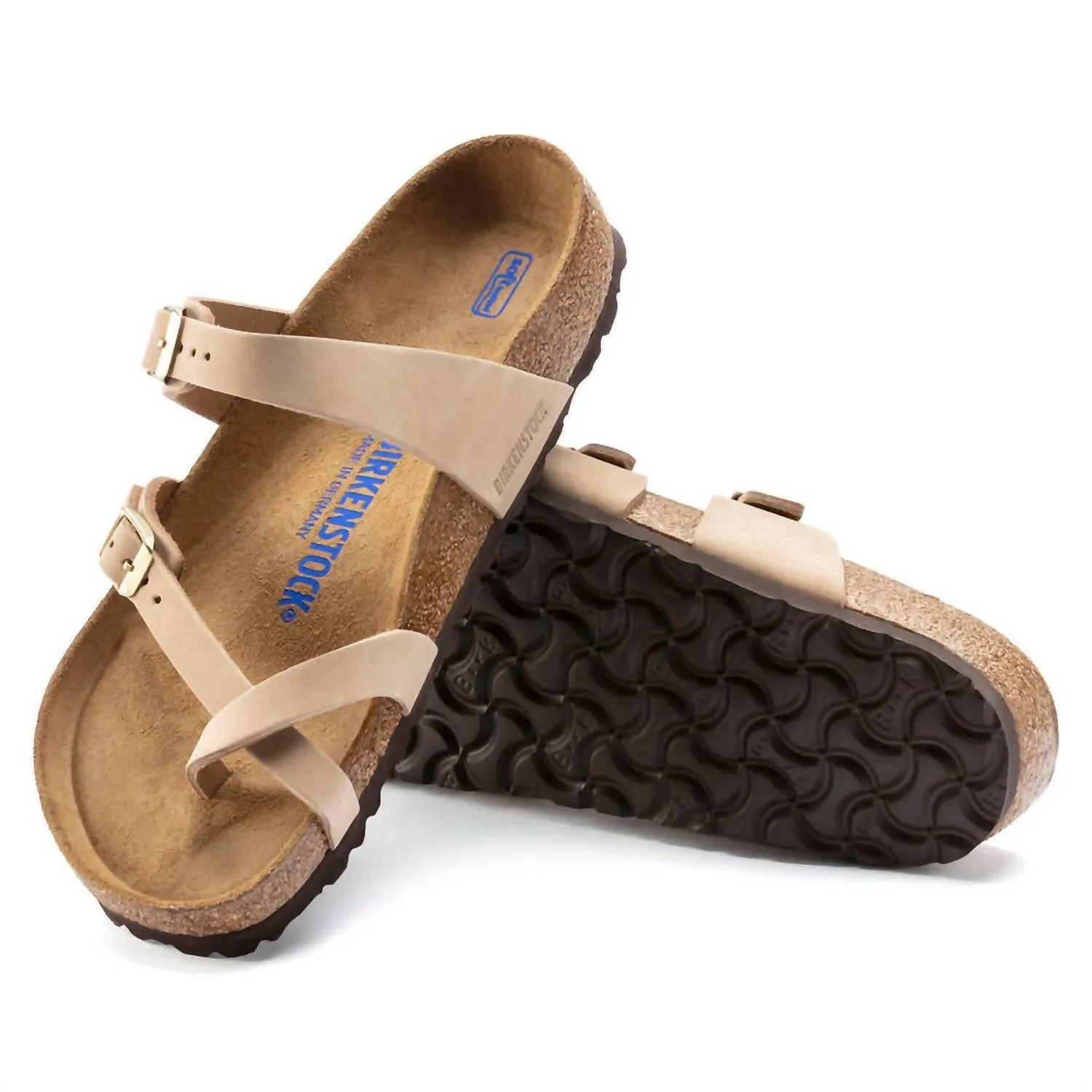 Mayari Soft Footbed Nubuck Sandal In Sandcastle