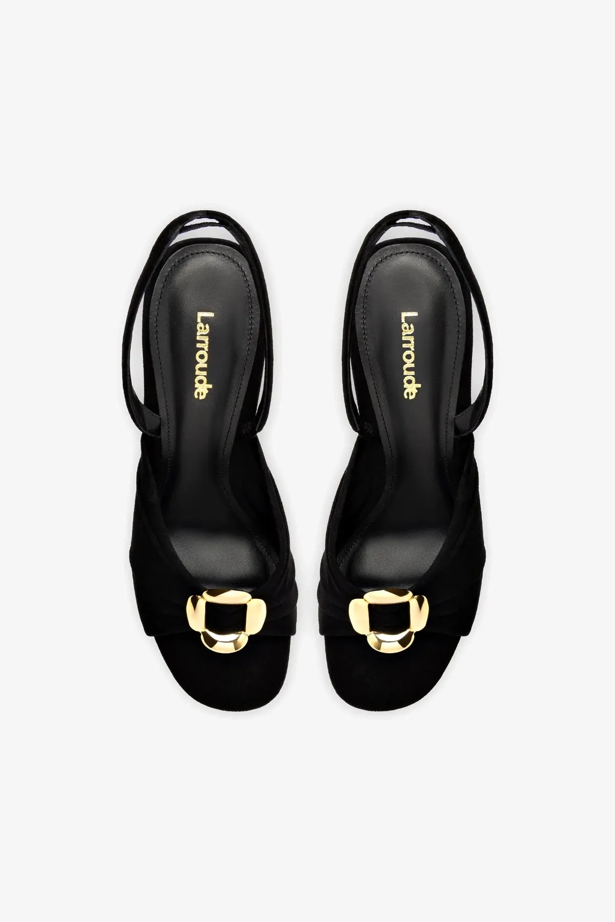 Mayfair Sandal In Black Suede