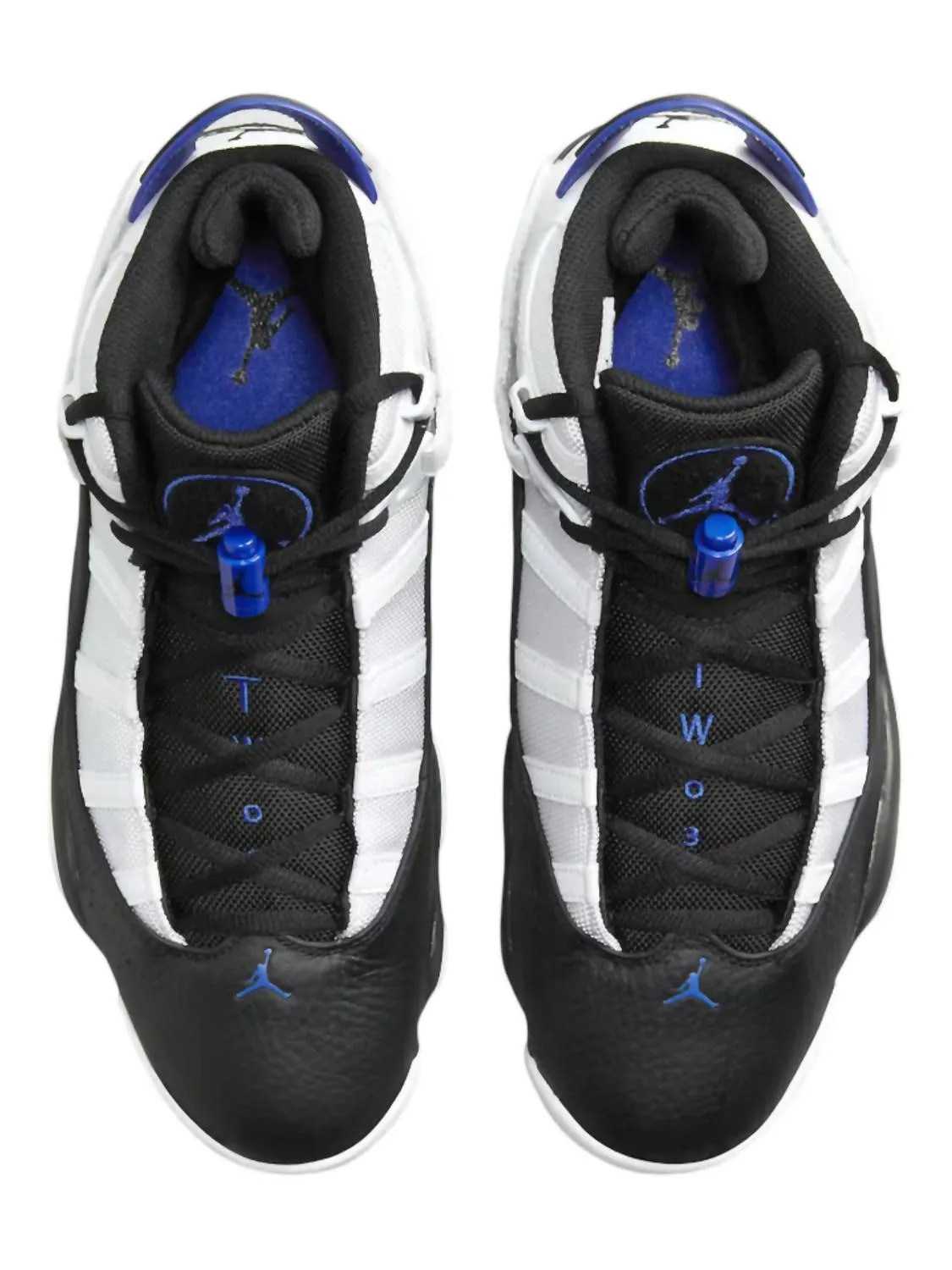 Men's 6 Rings Sneaker In White/black-Game Royal