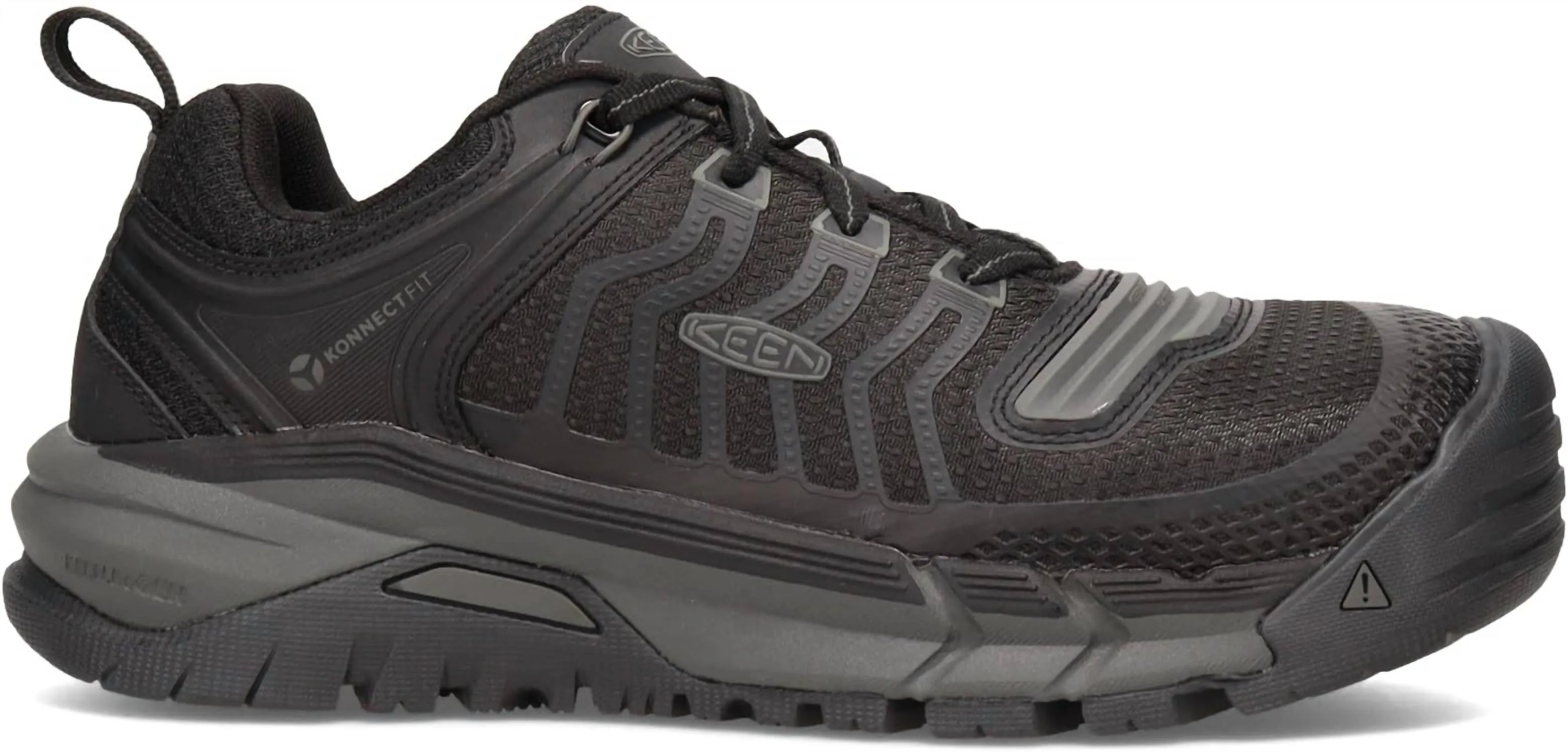 Mens Kansas City Low Composite Toe Athletic Work Shoes In Black/Grey