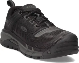 Mens Kansas City Low Composite Toe Athletic Work Shoes In Black/Grey