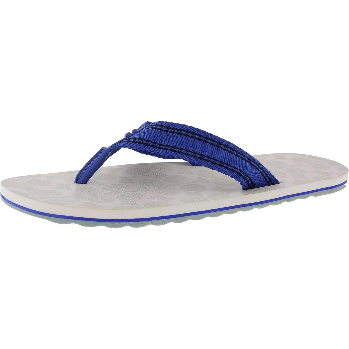 Mens Logo Knit Flip-Flops