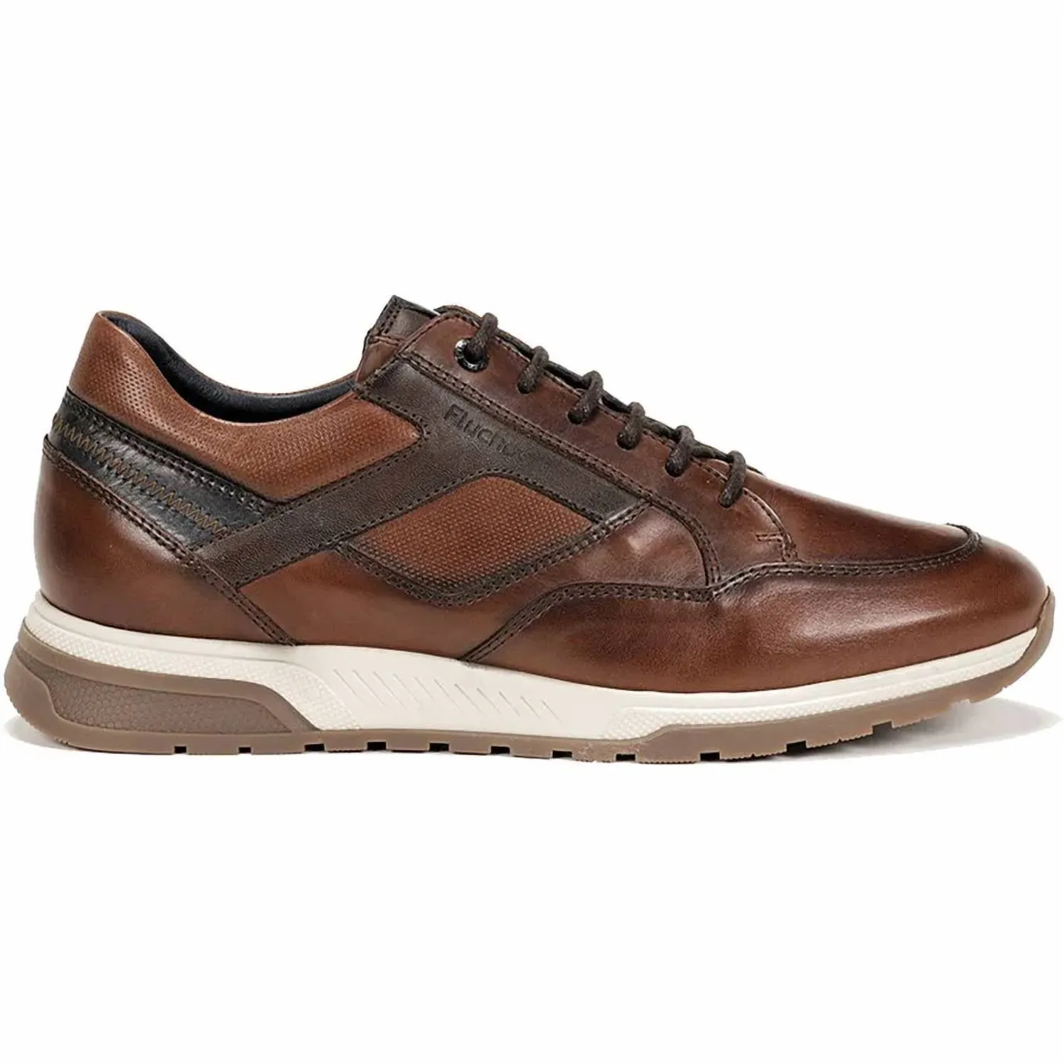 Men's Louis Zip Tie Sneaker Shoes In Cognac