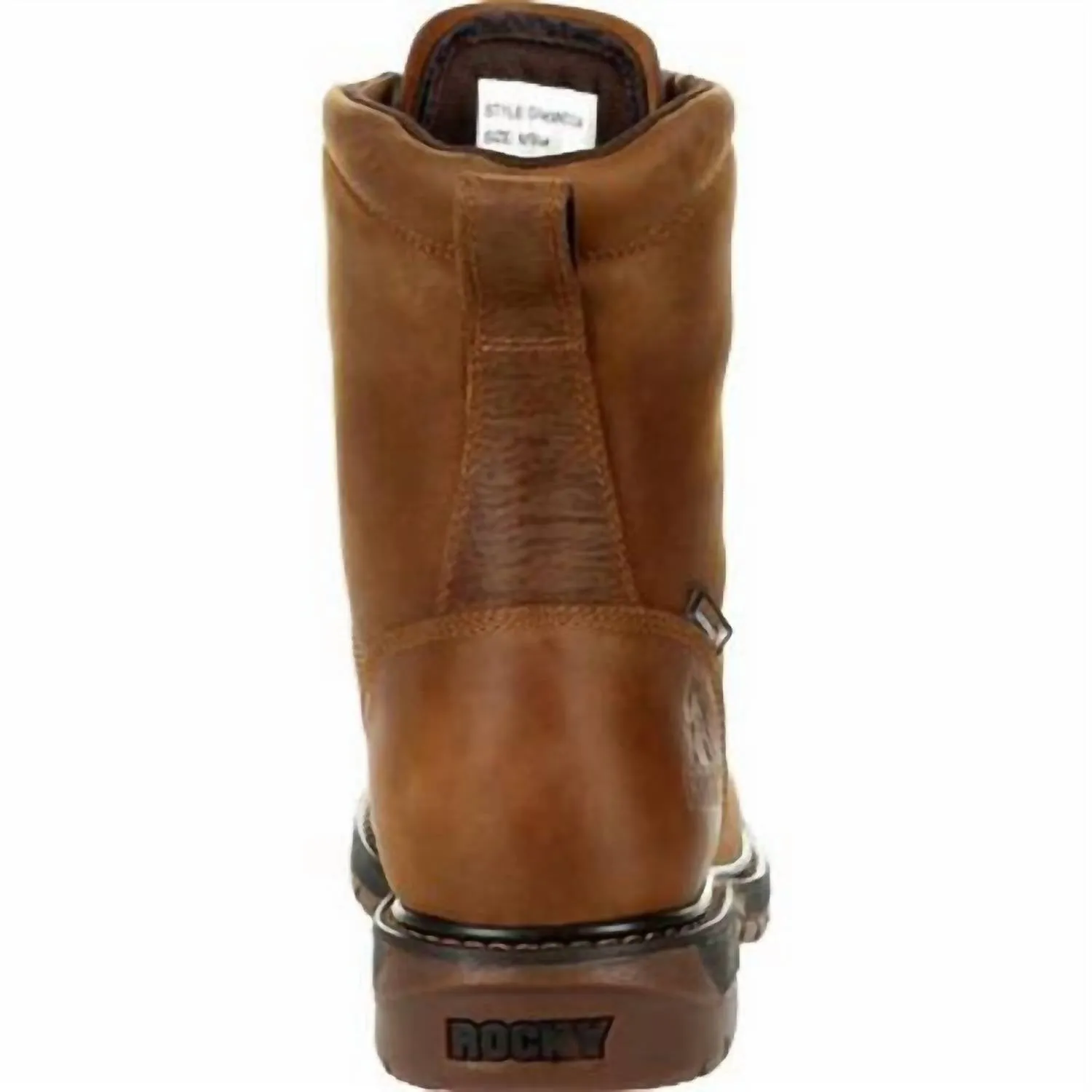 Men's Original Ride Flx Composite Waterproof Lace Up Western Boot - Wide Width In Brown