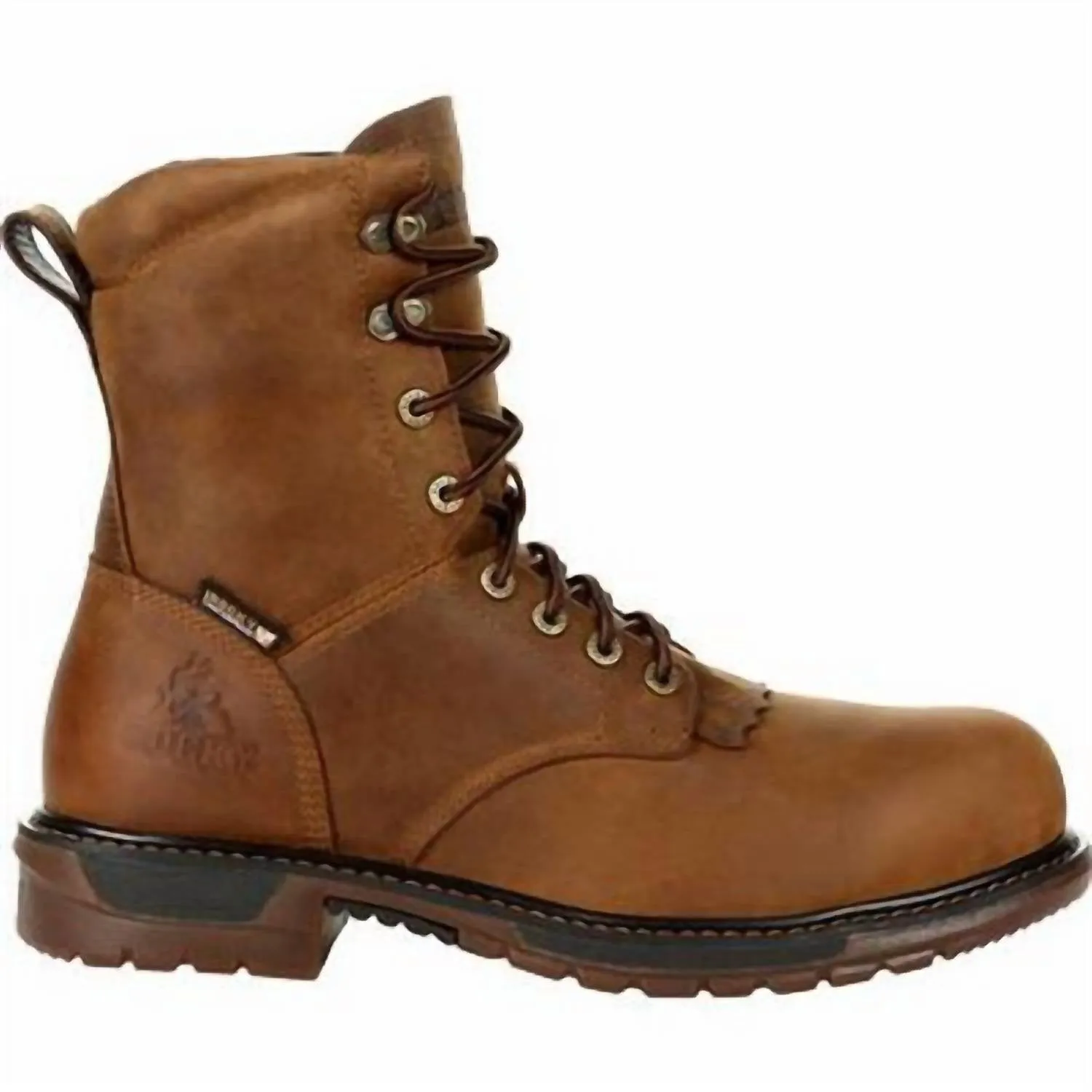 Men's Original Ride Flx Composite Waterproof Lace Up Western Boot - Wide Width In Brown