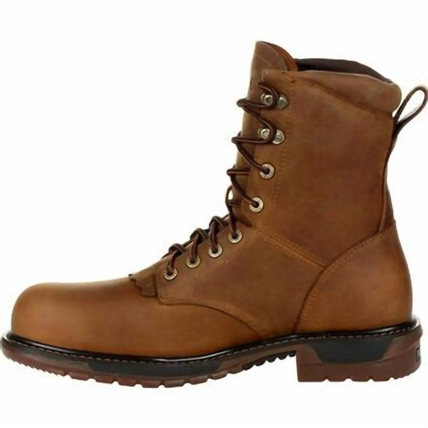 Men's Original Ride Flx Composite Waterproof Lace Up Western Boot - Wide Width In Brown