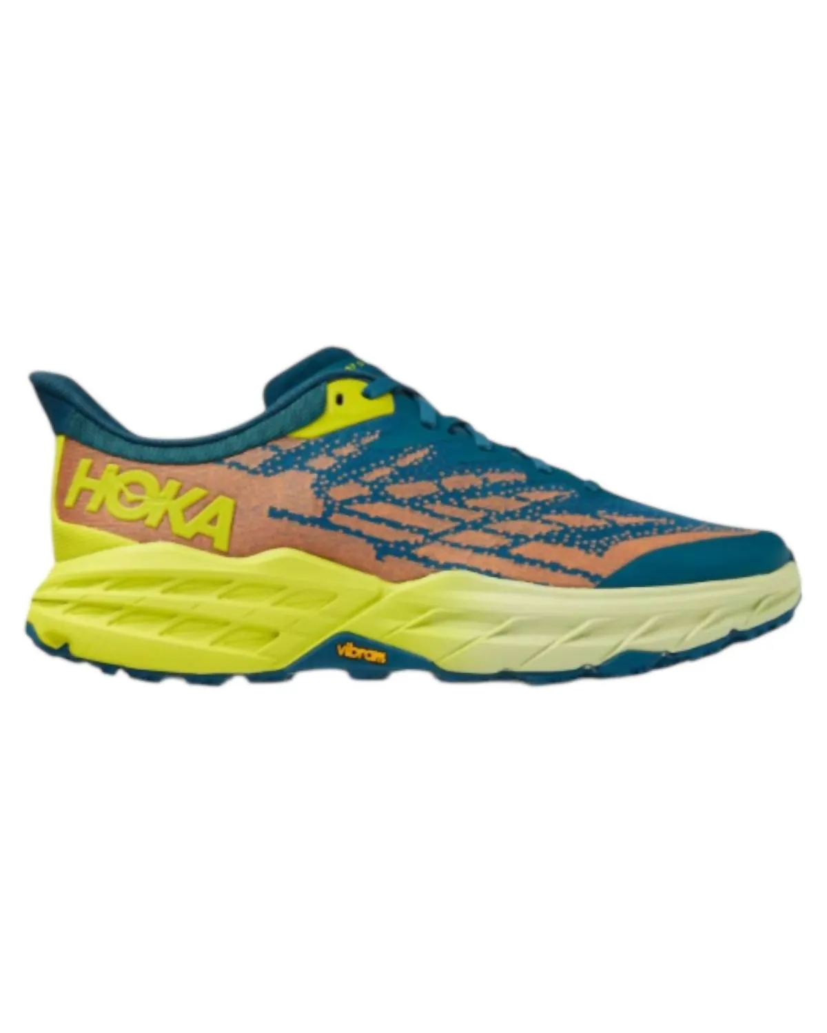 Men's Speedgoat 5 Shoes In Bcep Blue Coral / Evening Primrose