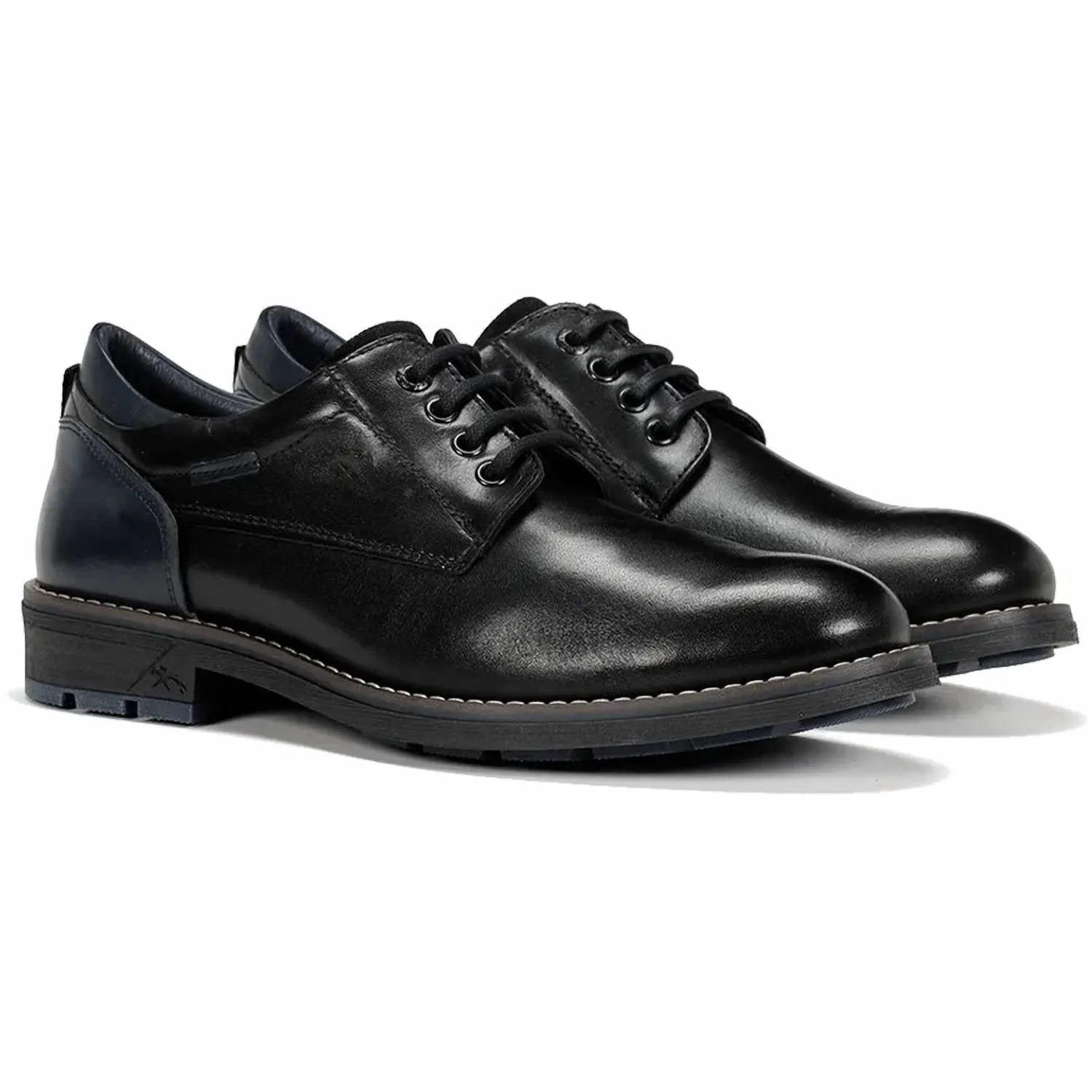 Men's Terry Tie Derby Shoes In Black
